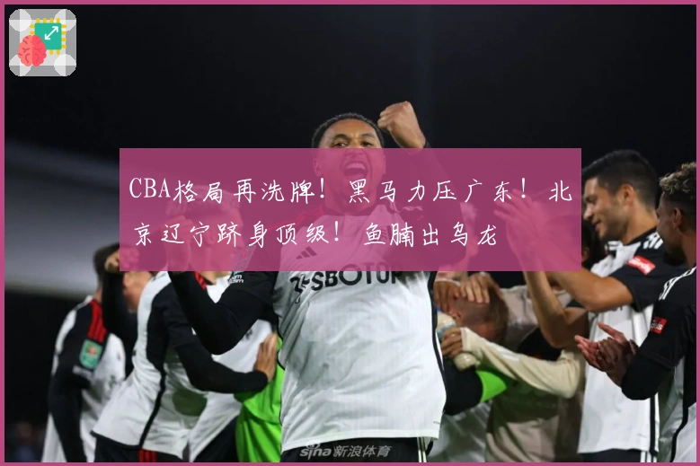 CBA格局再洗牌！黑马力压广东！北京辽宁跻身顶级！鱼腩出乌龙